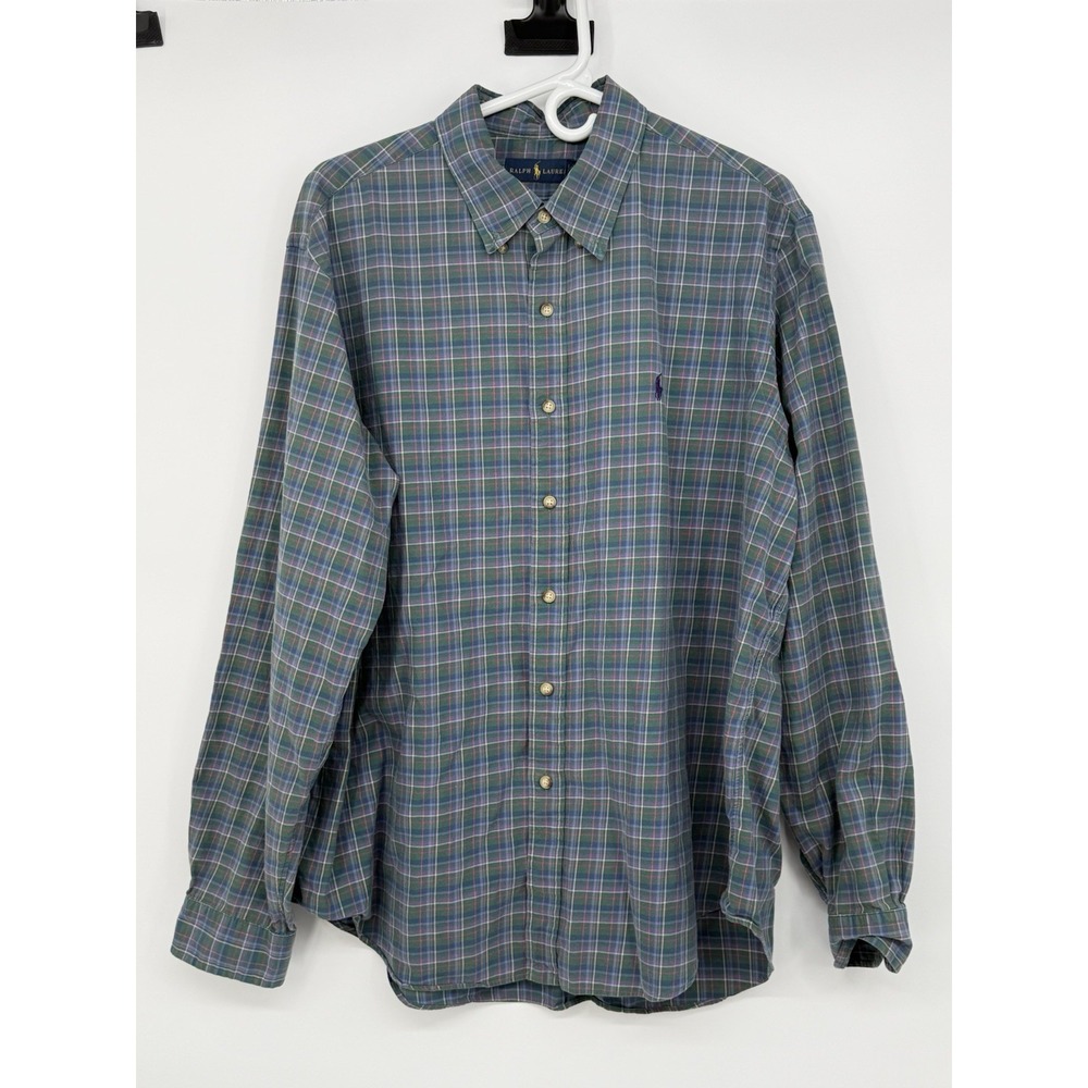 Ralph Lauren Men's Lone Sleeve Button Down XXL